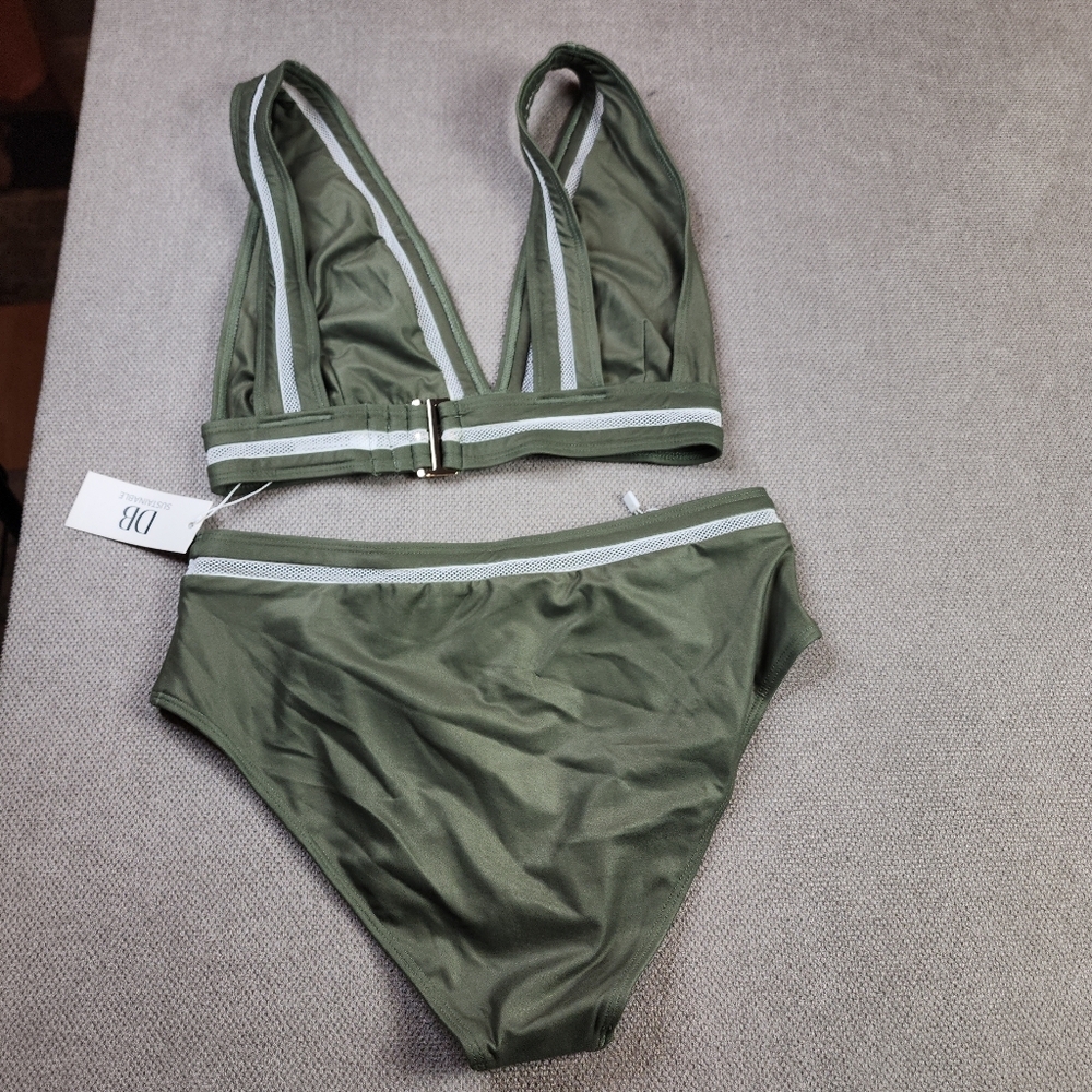 NWT Dream Bandits Australia Sustainable Green Marley Bikini Set Size Medium - Picture 5 of 16